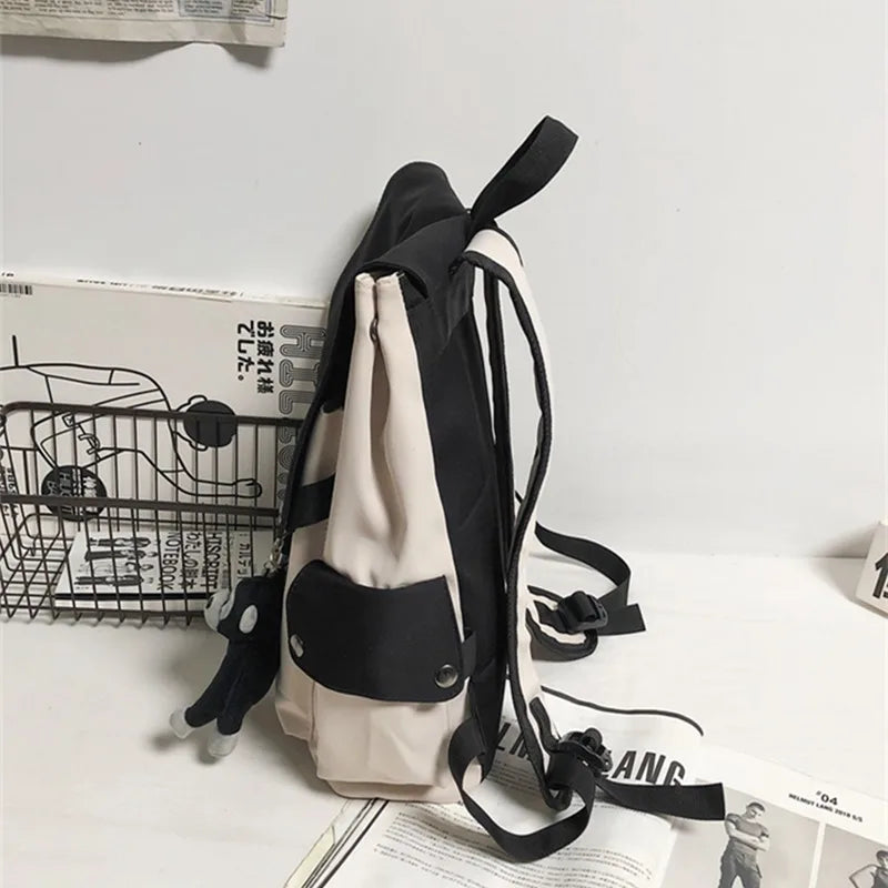 Waterproof Nylon Travel Backpack for Women Men