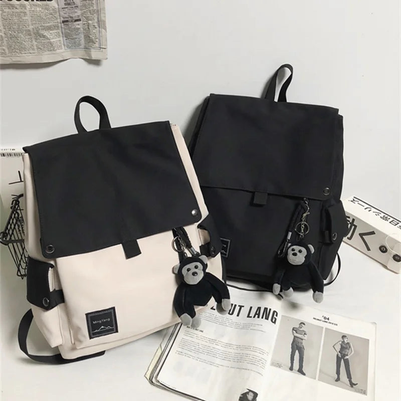 Waterproof Nylon Travel Backpack for Women Men