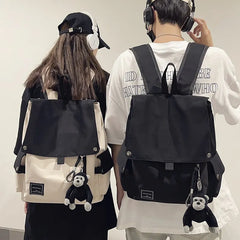 Waterproof Nylon Travel Backpack for Women Men