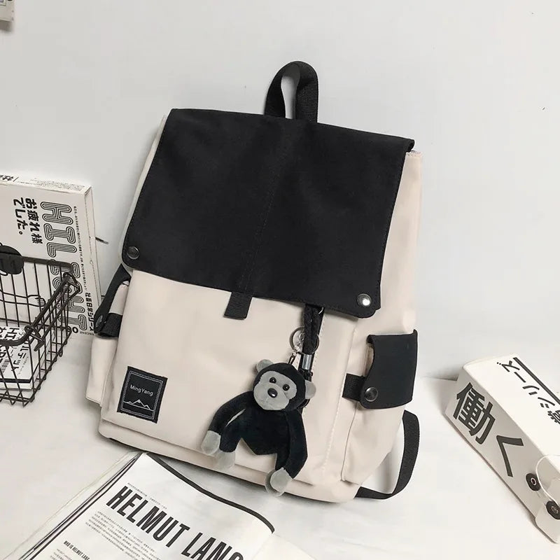 Waterproof Nylon Travel Backpack for Women Men