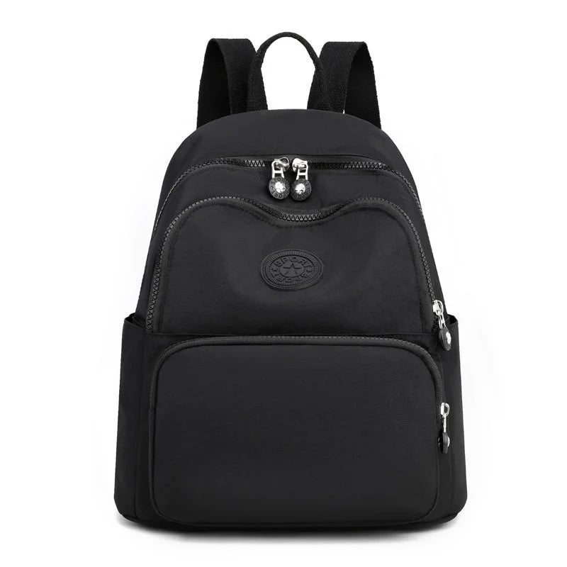 Nylon Women's Backpack for Teen Girls School Travel Handbags