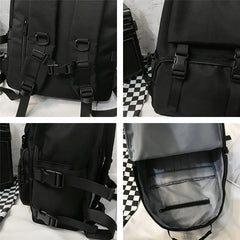 Waterproof Large Capacity School Backpack Anti-theft Travel Bag