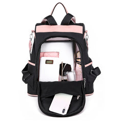 Women's Oxford Cloth Backpack Anti-theft Large Capacity School Bag