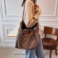 Women's Bear Print Crossbody Shoulder Bag Casual Handbags