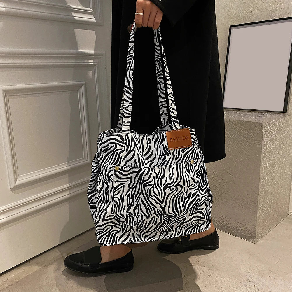 Women's Bear Print Crossbody Shoulder Bag Casual Handbags
