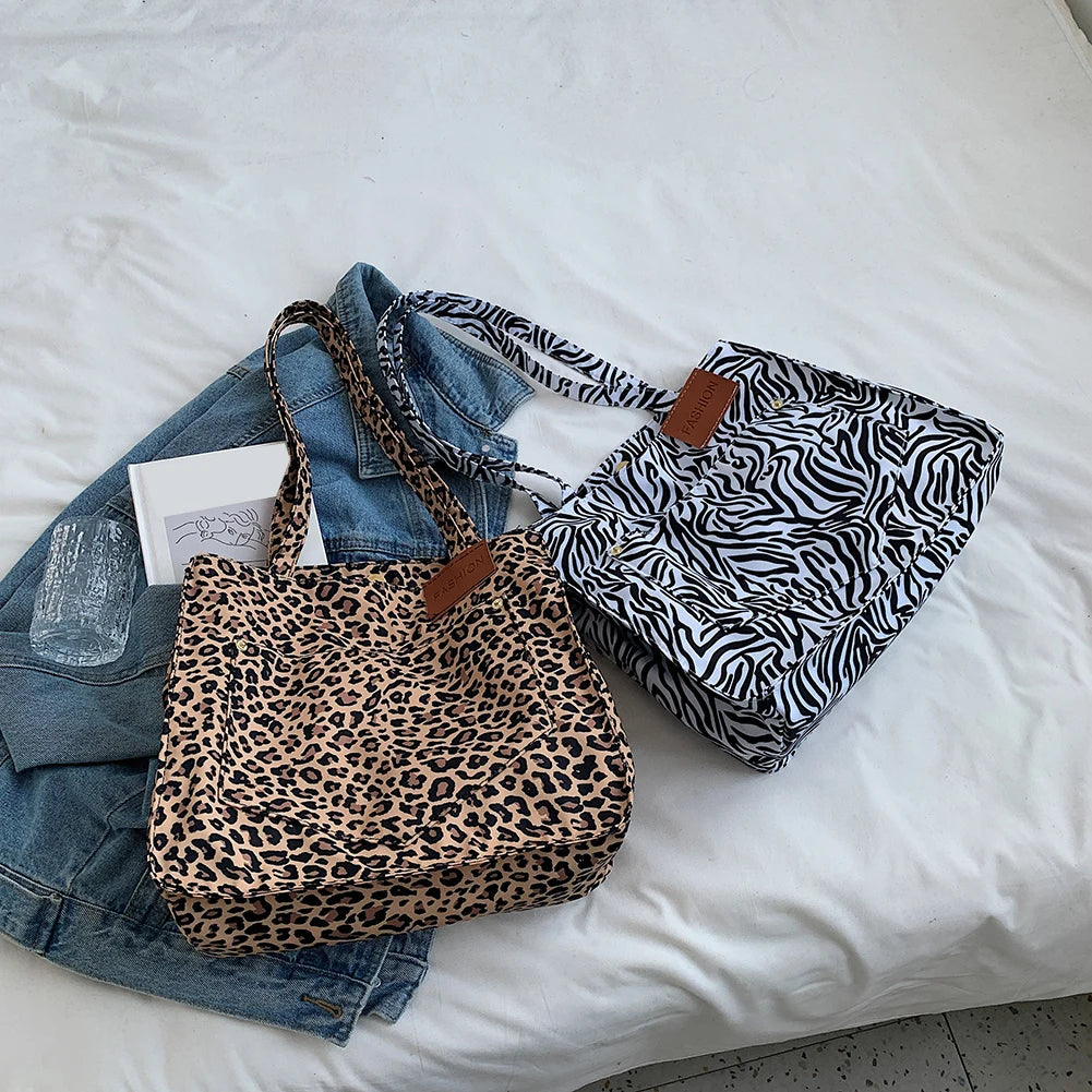 Women's Bear Print Crossbody Shoulder Bag Casual Handbags
