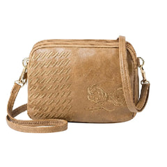 Women's Shoulder Bag Functional Zipper Pocket