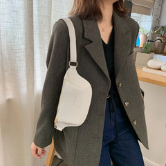 Women's PU Leather Shoulder Crossbody Messenger Bag