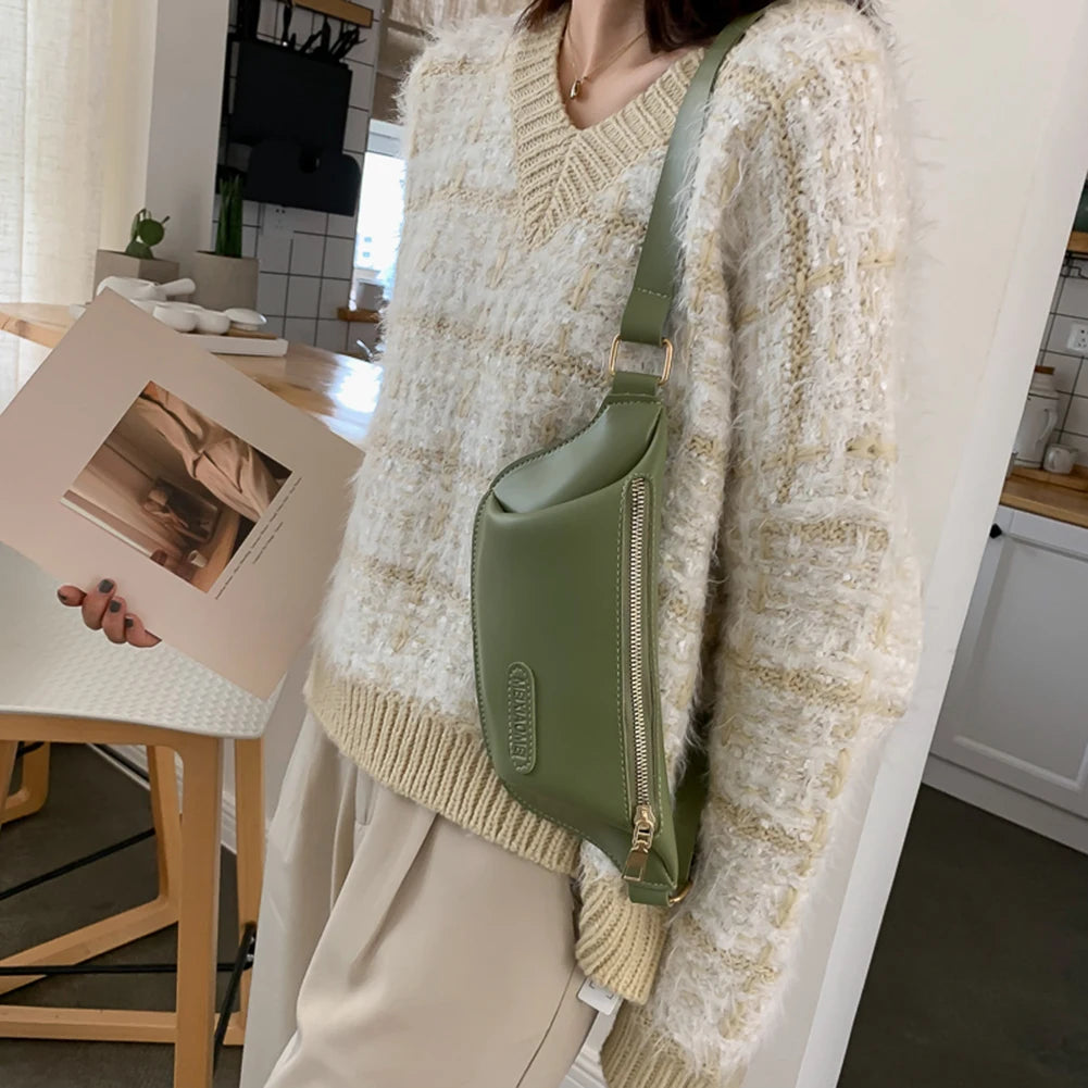 Women's PU Leather Shoulder Crossbody Messenger Bag