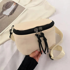 Women's Nylon Band Fanny Pack Shoulder Crossbody Chest Bag