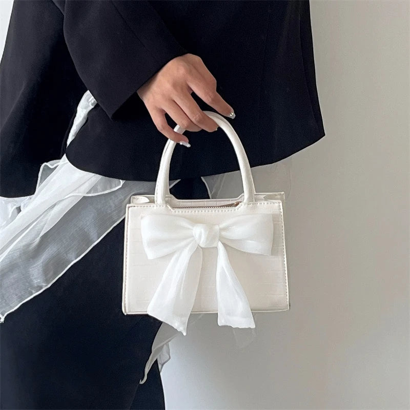 Women's Clutch Purse Handbags Pink Bowknot Underarm Bags