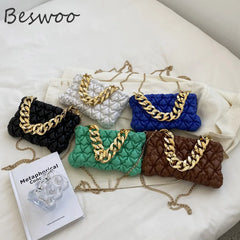 Women's Crossbody Bag Minority Ladies Handbags Women Bags Folds Bubble Shoulder