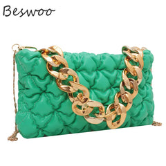 Women's Crossbody Bag Minority Ladies Handbags Women Bags Folds Bubble Shoulder