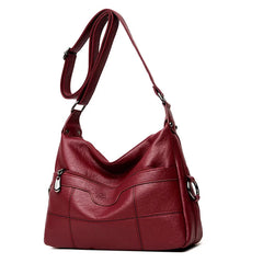 Women's Leather Shoulder Bag Tote Crossbody Bag Travel Bag