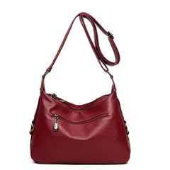 Women's Leather Shoulder Bag Tote Crossbody Bag Travel Bag