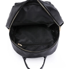 Women's PU Leather Backpack Waterproof School Bag
