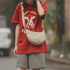 Women's Hobos Side Shoulder Bag Nylon Messenger Bags Large Capacity