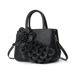 Floral Leather Tote Bag Shoulder Bag for Women Ladies Sac a main femme