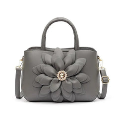 Women's Leather Handbags Flowers Tote Bag Shoulder Bags for Women