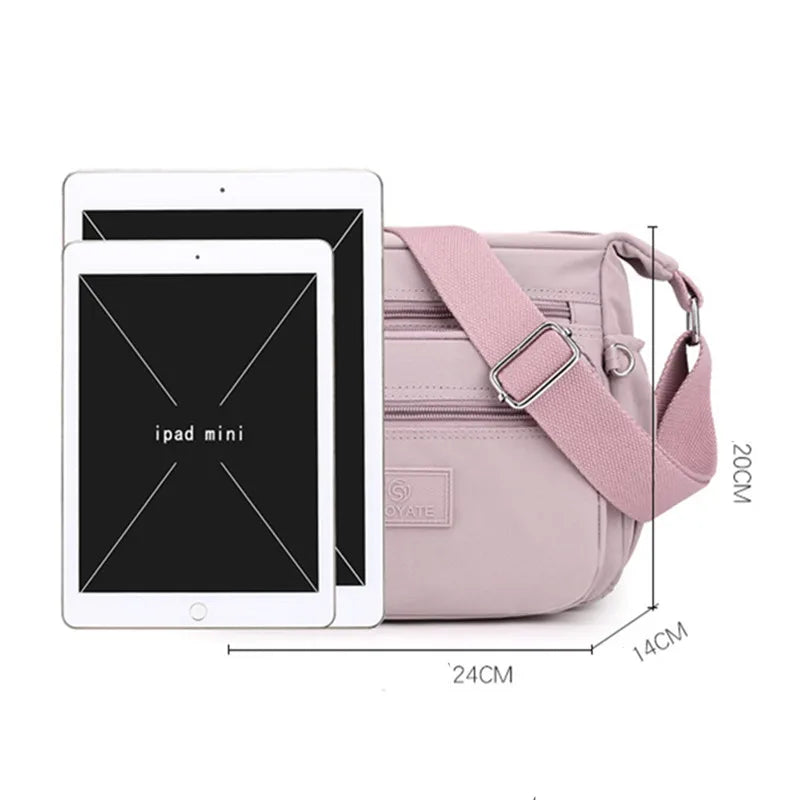 Women's Messenger Bag Crossbody Nylon Waterproof Handbag