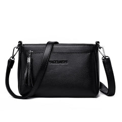 Women's Messenger Bags Crossbody Tassel Small Bags Female Leather Handbags