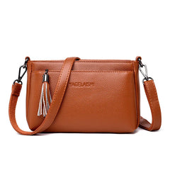 Women's Messenger Bags Crossbody Tassel Small Bags Female Leather Handbags