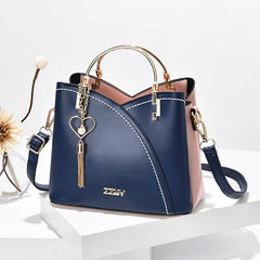 Women's One Shoulder Bag High Capacity High Style Female Contrast Multi-function