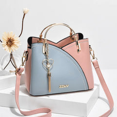 Women's One Shoulder Bag High Capacity High Style Female Contrast Multi-function