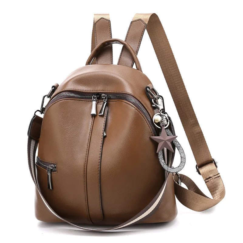Women's Outdoor Zipper School Bag for Teenage Girls Travel Bag