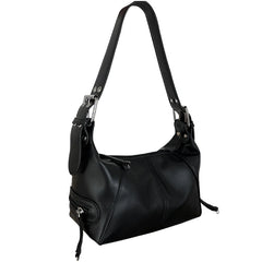 Women's Portable Hobos Shoulder Bag Soft PU Leather Daily Clutch Purse Handbags