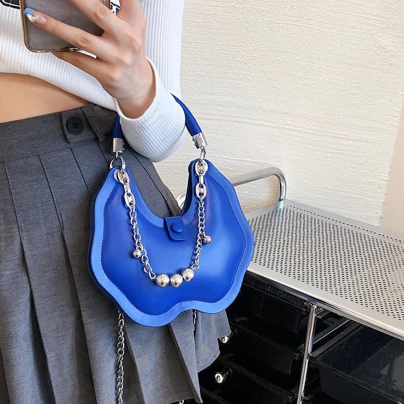 Women's Shoulder Bag Chain Clouds Handbag High Leather Lady Crossbody Bags