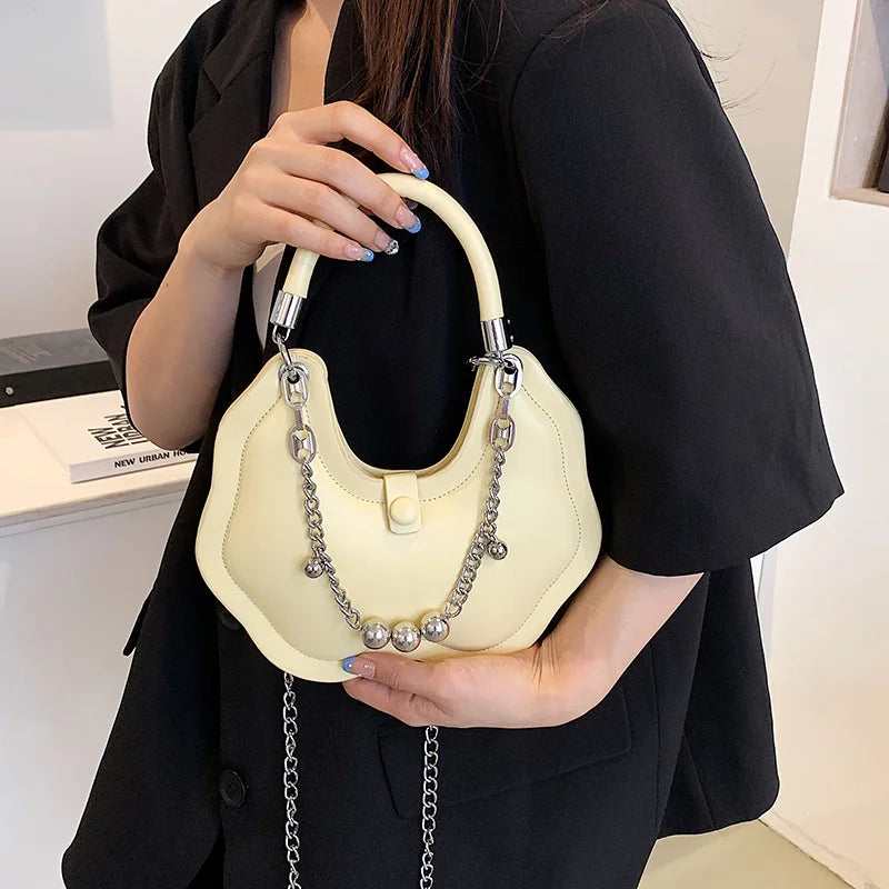 Women's Shoulder Bag Chain Clouds Handbag High Leather Lady Crossbody Bags