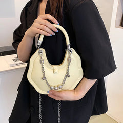 Women's Shoulder Bag Chain Clouds Handbag High Leather Lady Crossbody Bags