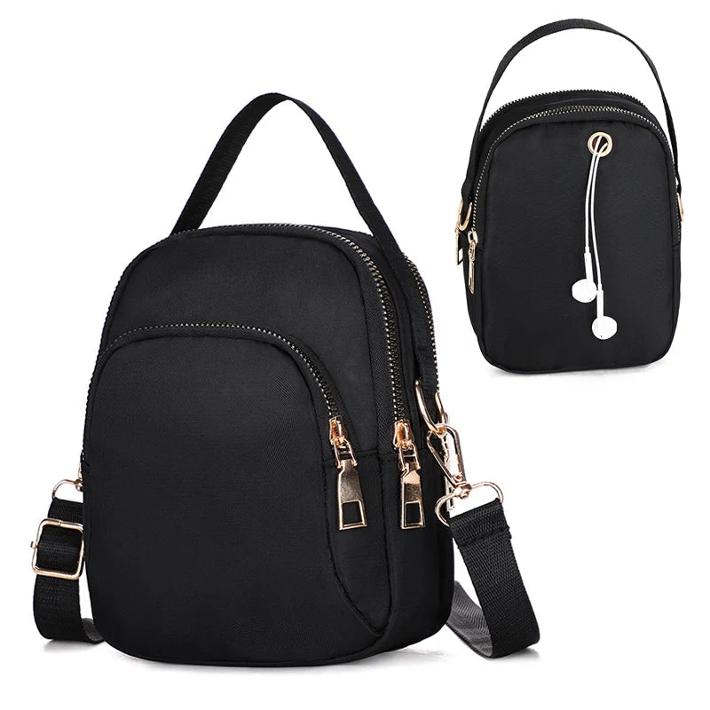 Women's Shoulder Bag Multifunctional Wallet Nylon Oxford Cloth Messenger Bag