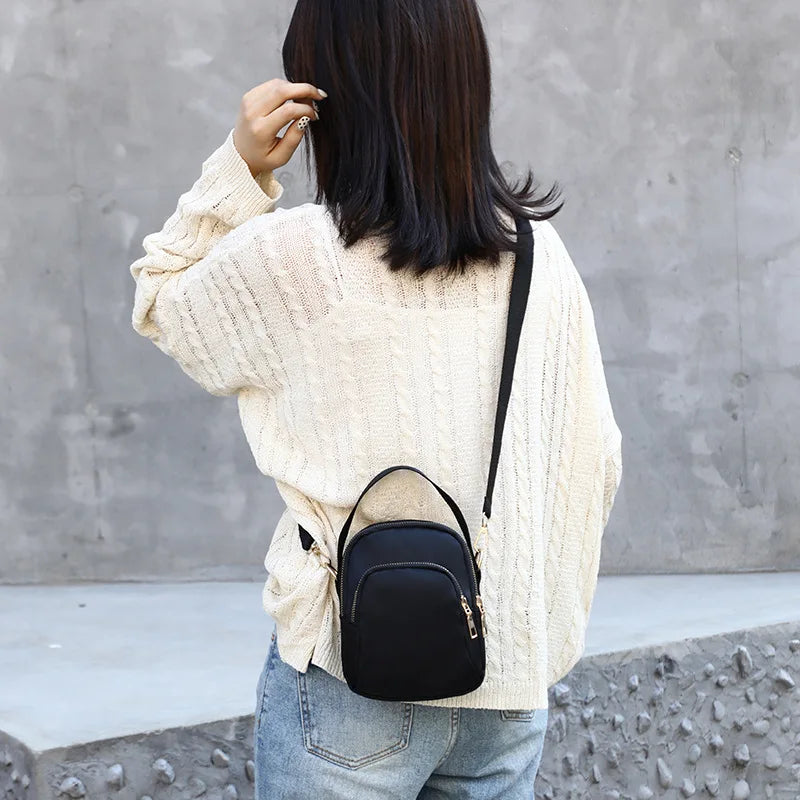 Women's Shoulder Bag Multifunctional Wallet Nylon Oxford Cloth Messenger Bag