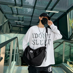 Nylon Shoulder Bag Large Capacity Handbag Crossbody Shopper Bags