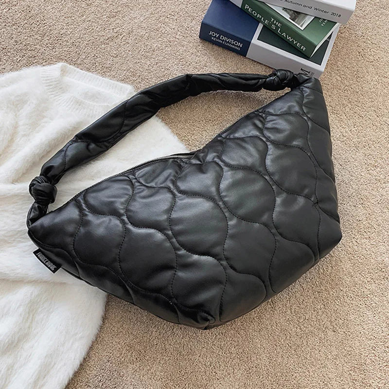 Winter Ladies Handbag Crossbody Bag Girl PU Leather Hobo Bag