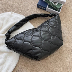 Winter Ladies Handbag Crossbody Bag Girl PU Leather Hobo Bag