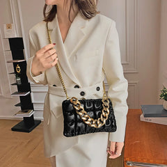 Chain Quilted Shoulder Purses Handbag Female Clutch Bags Ladies Hand Bag