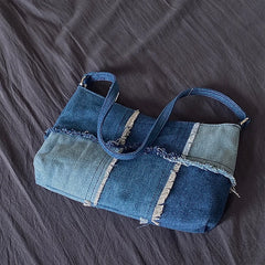 Denim Shoulder Bag for Women - High Quality Handbag