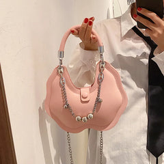 Women's Chain Shoulder Bag High PU Leather Crossbody Bags