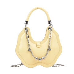 Women's Chain Shoulder Bag High PU Leather Crossbody Bags