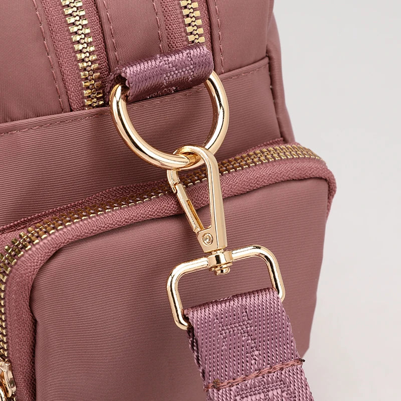 Women's Nylon Shoulder Bag Crossbody Tote Messenger Satchel