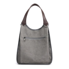 Women's Canvas Shoulder Bag Top-Handle Purse Leisure Handbag Tote