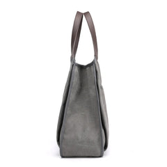 Women's Canvas Shoulder Bag Top-Handle Purse Leisure Handbag Tote