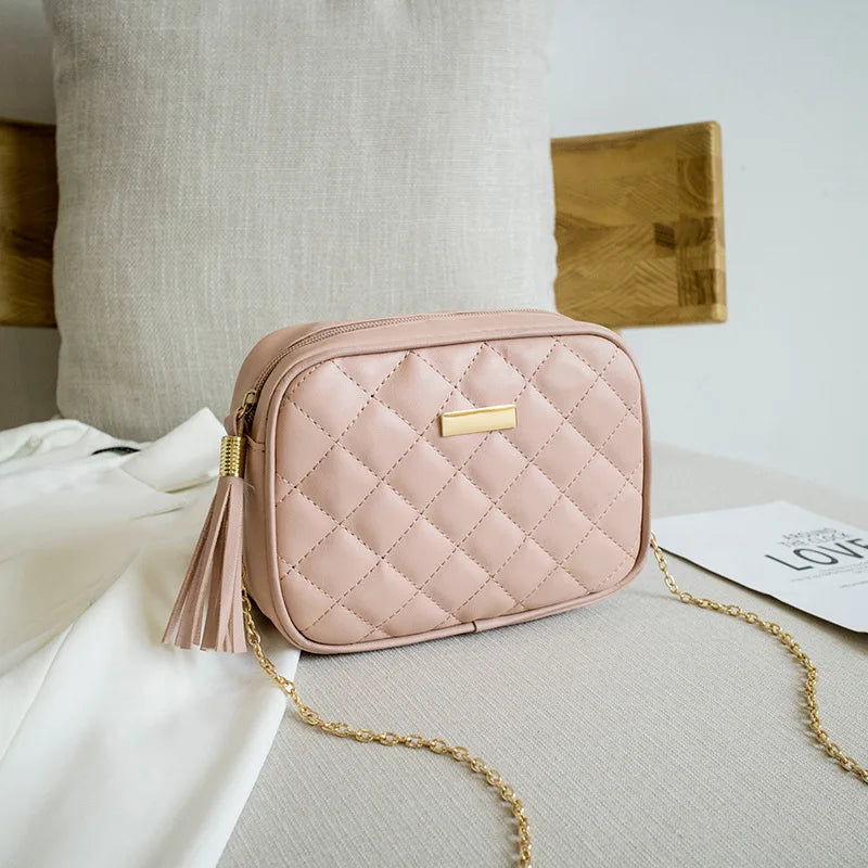 Women's Small Crossbody Bag Lightweight PU Leather Messenger Bag