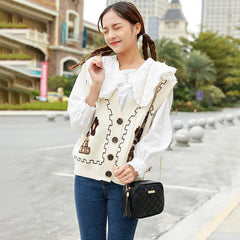 Women's Small Crossbody Bag Lightweight PU Leather Messenger Bag