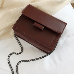 Women's Small Crossbody Bag PU Leather Square Bag Shoulder Bag Women Handbag Pur