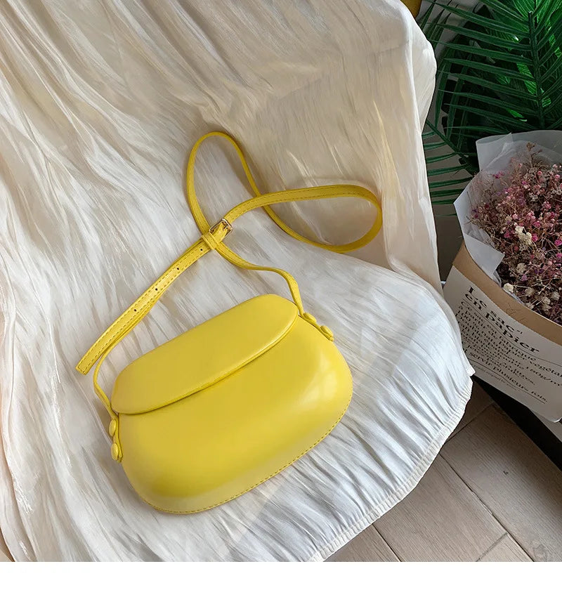 Small Shoulder Bag Ladies Saddle Messenger Portable Clutch Purse Handbag