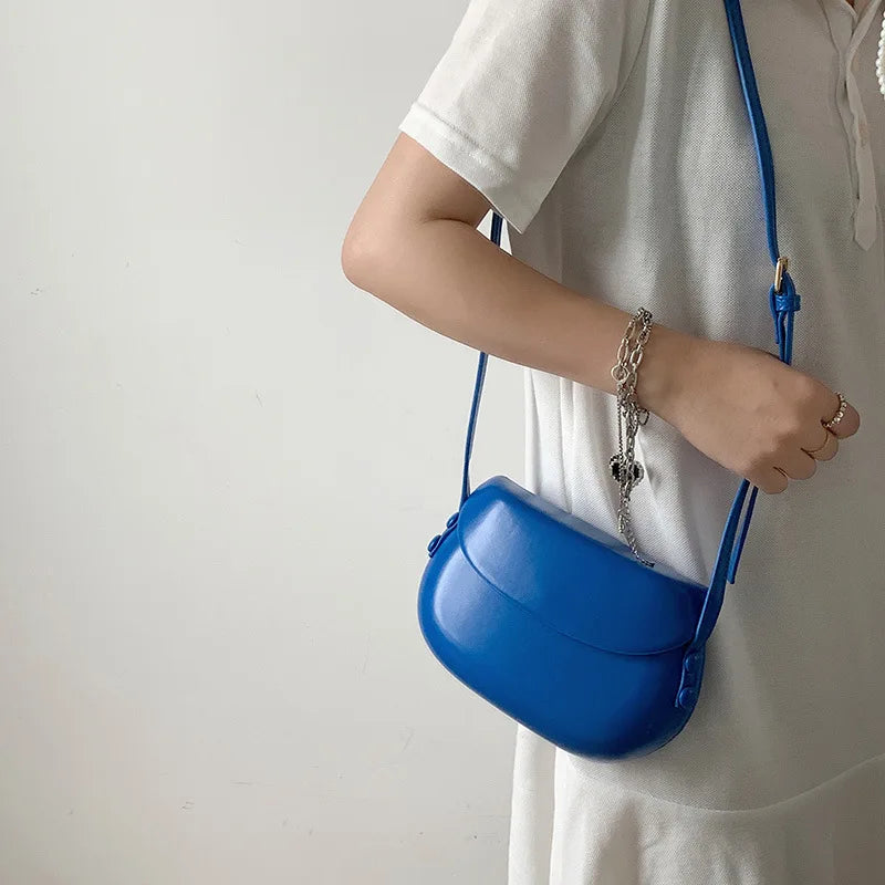 Small Shoulder Bag Ladies Saddle Messenger Portable Clutch Purse Handbag